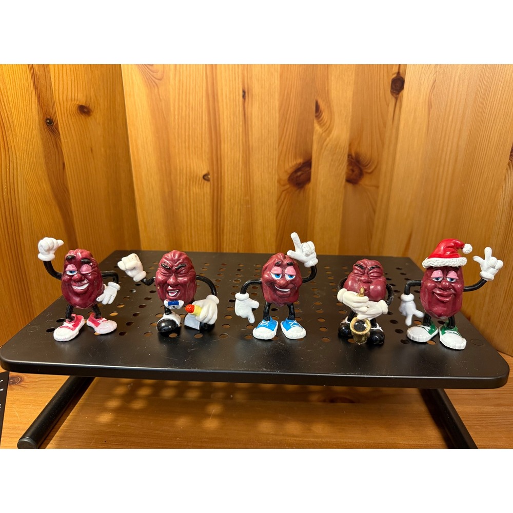 Vintage 1989 California‎ Raisins PVC Figures Set of 5